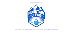 Desktop Screenshot of mountainclearwater.com
